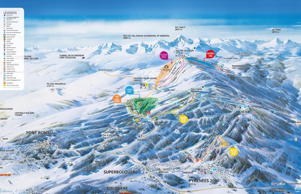 Chalet Isard Pyrenees 2000 - 300M Des Pistes Bolquere Pyrenees 2000 外观 照片
